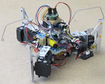 Self-Sufficient Legged Robot in Uncertain Environment